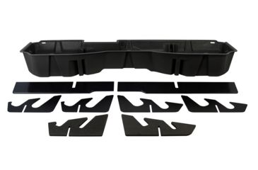 Image of USED Du-Ha Underseat Chevrolet/GMC Silverado/Sierra Storage, 14-18 Light Duty/15-19 Heavy Duty Crew Cab, Jet Black, 10300, EDEMO1