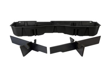 Image of Du-Ha Underseat Chevrolet/GMC Silverado/Sierra Storage, 14-18 Light Duty/15-19 Heavy Duty Crew Cab, Jet Black, 10300
