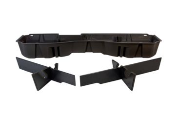 Image of Du-Ha Underseat Chevrolet/GMC Silverado/Sierra Storage, 14-18 Light Duty/15-19 Heavy Duty Crew Cab, Saddle/Brown, 10303