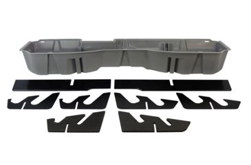 Image of Du-Ha Underseat Chevrolet/GMC Silverado/Sierra Storage, 14-18 Light Duty/15-19 Heavy Duty Crew Cab, Ash/Gray, 10301