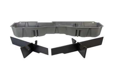 Image of Du-Ha Underseat Chevrolet/GMC Silverado/Sierra Storage, 14-18 Light Duty/15-19 Heavy Duty Crew Cab, Ash/Gray, 10301