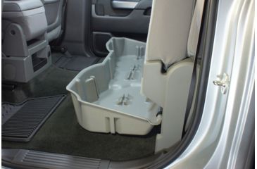 Image of Du-Ha Underseat Chevrolet/GMC Silverado/Sierra Storage, 14-18 Light Duty/15-19 Heavy Duty Crew Cab, Ash/Gray, 10301