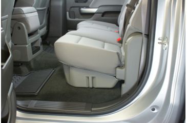 Image of Du-Ha Underseat Chevrolet/GMC Silverado/Sierra Storage, 14-18 Light Duty/15-19 Heavy Duty Crew Cab, Ash/Gray, 10301