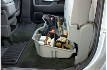 Image of Du-Ha Underseat Chevrolet/GMC Silverado/Sierra Storage, 14-18 Light Duty/15-19 Heavy Duty Crew Cab, Ash/Gray, 10301