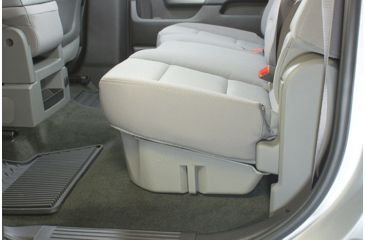 Image of Du-Ha Underseat Chevrolet/GMC Silverado/Sierra Storage, 14-18 Light Duty/15-19 Heavy Duty Crew Cab, Ash/Gray, 10301