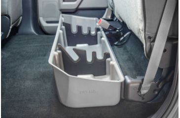 Image of Du-Ha Underseat Storage for 15-22 Ford F-150 SuperCrew and 17-22 F-250-550 Super Duty Crew Cab, Light Gray, 20111