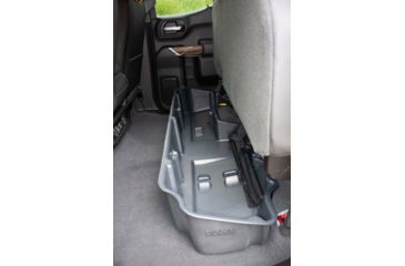 Image of Du-Ha Underseat Storage for 19-22 Chevrolet/GMC Silverado/Sierra Light Duty 20-22 Heavy Duty Crew Cab, New Body Style, 9.75in, Black, 10420