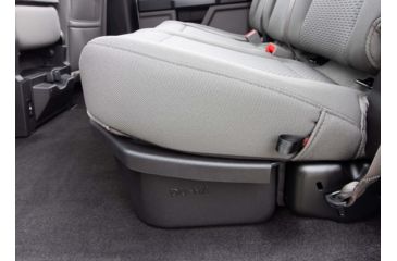 Image of Du-Ha Underseat Storage for 15-22 Ford F-150 Super Crew Cab Black with lockable lid, Black, 20116