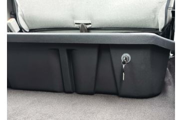 Image of Du-Ha Underseat Storage for 15-22 Ford F-150 Super Crew Cab Black with lockable lid, Black, 20116