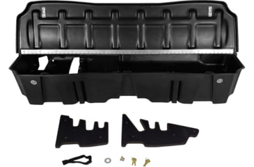 Image of Du-Ha Underseat Chevrolet/GMC Silverado/Sierra Storage, 19-22 Light Duty/20-22 Heavy Duty Crew Cab w/ Lockable Lid, Black, 10410