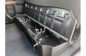 Image of Du-Ha Underseat Chevrolet/GMC Silverado/Sierra Storage, 19-22 Light Duty/20-22 Heavy Duty Crew Cab w/ Lockable Lid, Black, 10410