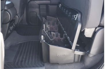 Image of Du-Ha Underseat Chevrolet/GMC Silverado/Sierra Storage, 19-22 Light Duty/20-22 Heavy Duty Crew Cab w/ Lockable Lid, Black, 10410