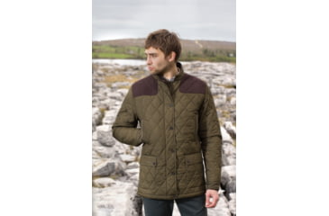 Image of Dubarry of Ireland Castlemartyr Quilted Jacket - Men's, Olive, M, 3474-Olive-M