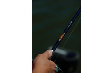 Image of Duckett Fishing Jacob Wheeler Signature Series 2.0 Crankin Rod, Medium, White/Blue, 7 ft 2 in, DFJWT72M-CC