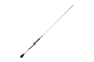 Image of Duckett Fishing Micro Magic Pro Crankin Rod, Medium Heavy, White/Red, 7 ft 10 in, DFMP710MH-CC