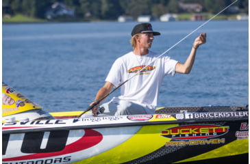 Image of Duckett Fishing Torch Fast Spinning Rod, Medium, White/Orange, 7 ft, DFTH70ML-S