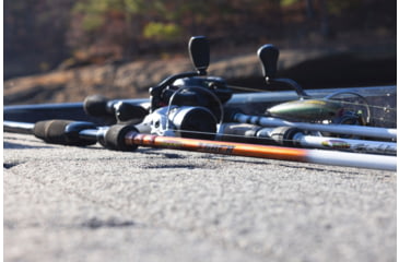 Image of Duckett Fishing Torch Fast Spinning Rod, Medium, White/Orange, 7 ft, DFTH70ML-S