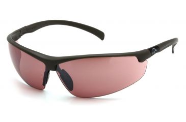 Image of Ducks Unlimited Shooting Eyewear, Vermillion Lens, Black Frame DUSB6627D