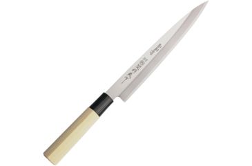 Image of Due Cigni Sashimi Maple Handle Fixed Blade Knife, 8.125in, Stainless Steel, Natural Maple Handle DCIHH04