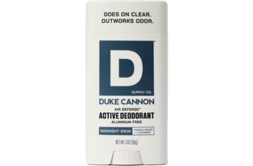 Image of Duke Cannon Supply Co Aluminum Free Midnight Swim Air Defense Active Deodorant, White, Small, DEOAF-MNTS3