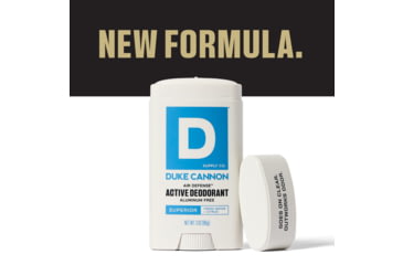 Image of Duke Cannon Supply Co Aluminum Free Superior Air Defense Active Deodorant, White, Small, DEOAF-SUPR3