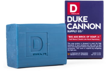 Image of Duke Cannon Supply Co Big Ass Brick of Soap Jr, Naval Supremacy, Blue, BLUEJR