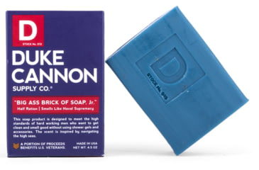 Image of Duke Cannon Supply Co Big Ass Brick of Soap Jr, Naval Supremacy, Blue, BLUEJR
