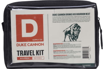 Image of Duke Cannon Supply Co Buffalo Trace Bourbon Gift Set, Burgundy, Medium, SET-BRBN