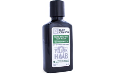 Image of Duke Cannon Supply Co News Anchor 2-in-1 Tea Tree Hair Wash, Travel Size, 3OZHAIR1