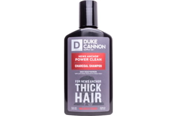 Image of Duke Cannon Supply Co News Anchor Charcoal Power Clean Barrel Char Shampoo, POWERSHAMPOO1