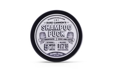 Image of Duke Cannon Supply Co Shampoo Puck Barrel Char, 4.5 oz Jar, SHAMPUCKBARRELCHAR