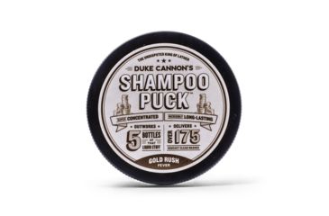Image of Duke Cannon Supply Co Shampoo Puck Gold Rush, 4.5 oz Jar, SHAMPUCKGOLDRUSH