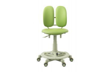 Image of DuoRest Kids Desk Chair - Leather - Melon Green DR-218A