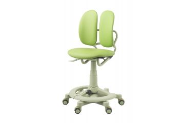 Image of DuoRest Kids Desk Chair - Leather - Melon Green DR-218A