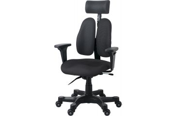 Image of Duorest Leaders Office Chair, Black, Knit Fabric DR-7500G