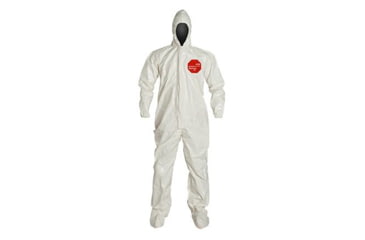 Image of Dupont Saranex Coverall W/HD 4X CS6 SL122TWH4X00