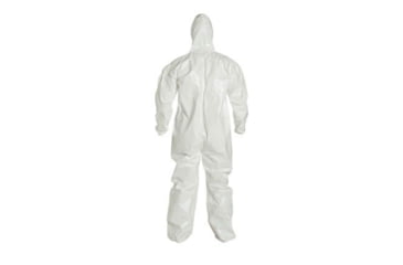 Image of DuPont Tychem 4000 Coveralls w/Standard Hood, Taped Seams, White, Large, 6 Pack, SL127TWHLG0006