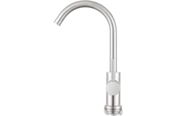 Image of Dura Faucet Streamline RV Kitchen Faucet, Satin Nickel, DF-NMK531-SN