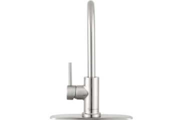Image of Dura Faucet Streamline RV Kitchen Faucet, Satin Nickel, DF-NMK531-SN
