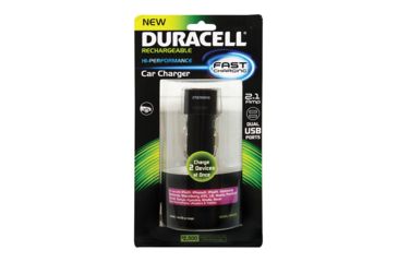 Image of Duracell Dual USB Car Charger, Black PRO208