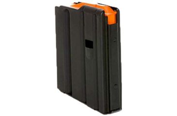 Image of Duramag SS AR-15 Rifle Magazine, 5.56mm/.223/.300BLK 5 Round, Black w/ Orange Follower Detachable, 1 Pack, 410 Stainless Steel, 5X23041188CPD-5RD