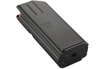 Image of Duramag Stainless Steel Magazine, SS Spring CPD Plate, 9mm, 10RD, Proprietary, Black/Orange, 1009041178CPD-10RD