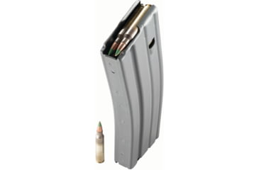 Image of Duramag Speed AR-15 Rifle Magazine, .223 Rem/.300 Blackout/5.56x45mm NATO, 30 Round, Gray w/ Black Follower Detachable, 1 Pack, Aluminum, 3023002175CPD-30RD