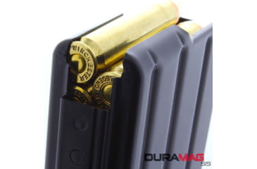 Image of Duramag SS AR-15 Rifle Magazine, .350 Legend, 20 Round, Black w/ Orange Follower Detachable, 1 Pack, Stainless Steel, 2035041178CPD-20RD