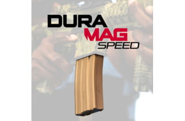 Image of Duramag Speed AR-15 Rifle Magazine, 5.56/.300BLK, 20 Round, Bronze, 1 Pack, Aluminum, 2023007175CPD-20RD