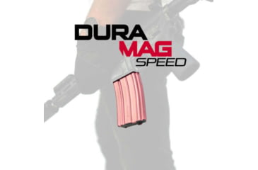Image of Duramag AR-15 5.56/300BLK 20 Round Aluminum Rifle Magazine, Pink/Black, 2023003175CPD-20RD