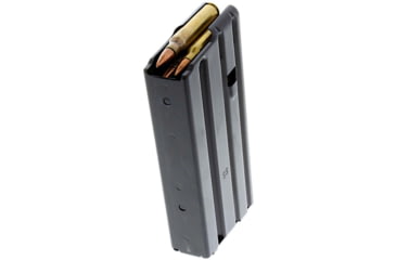 Image of Duramag SS AR-15 Rifle Magazine, 5.56/.300BLK, 20 Round, Black w/Orange Follower, 1 Pack, Stainless Steel, 2023041178CPD-20RD