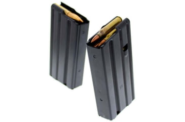 Image of Duramag AR-15 5.56/300BLK 20 Round SS Rifle Magazine, Black/Orange, 2023041178CPD-20RD