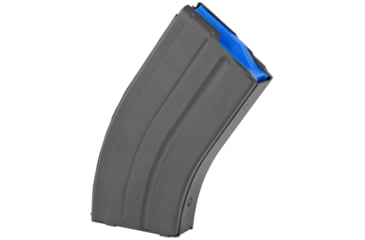 Image of Duramag AR-15 6.5 Grendel 20 Round SS Rifle Magazine, Black/Blue, 2065041206CPD-20RD