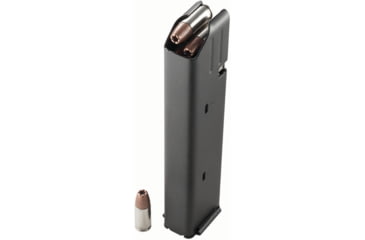 Image of Duramag SS AR-15 Rifle Magazine, 9mm Luger, 20 Round, Black/Orange, 1 Pack, Stainless Steel, 2009041178CPD-20RD